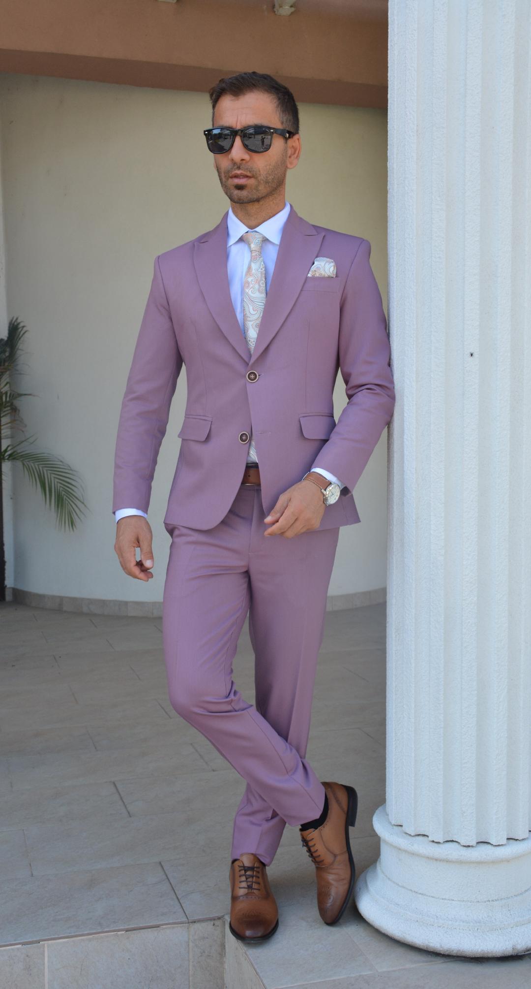 COSTUM BABRBAT, MOV DESCHIS (SACOU SI PANTALON).