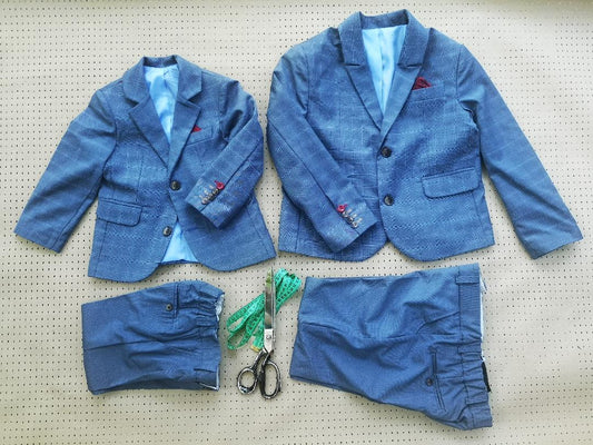 Costumas baietel pe comanda la dimensiuni ( sacou si pantalon)